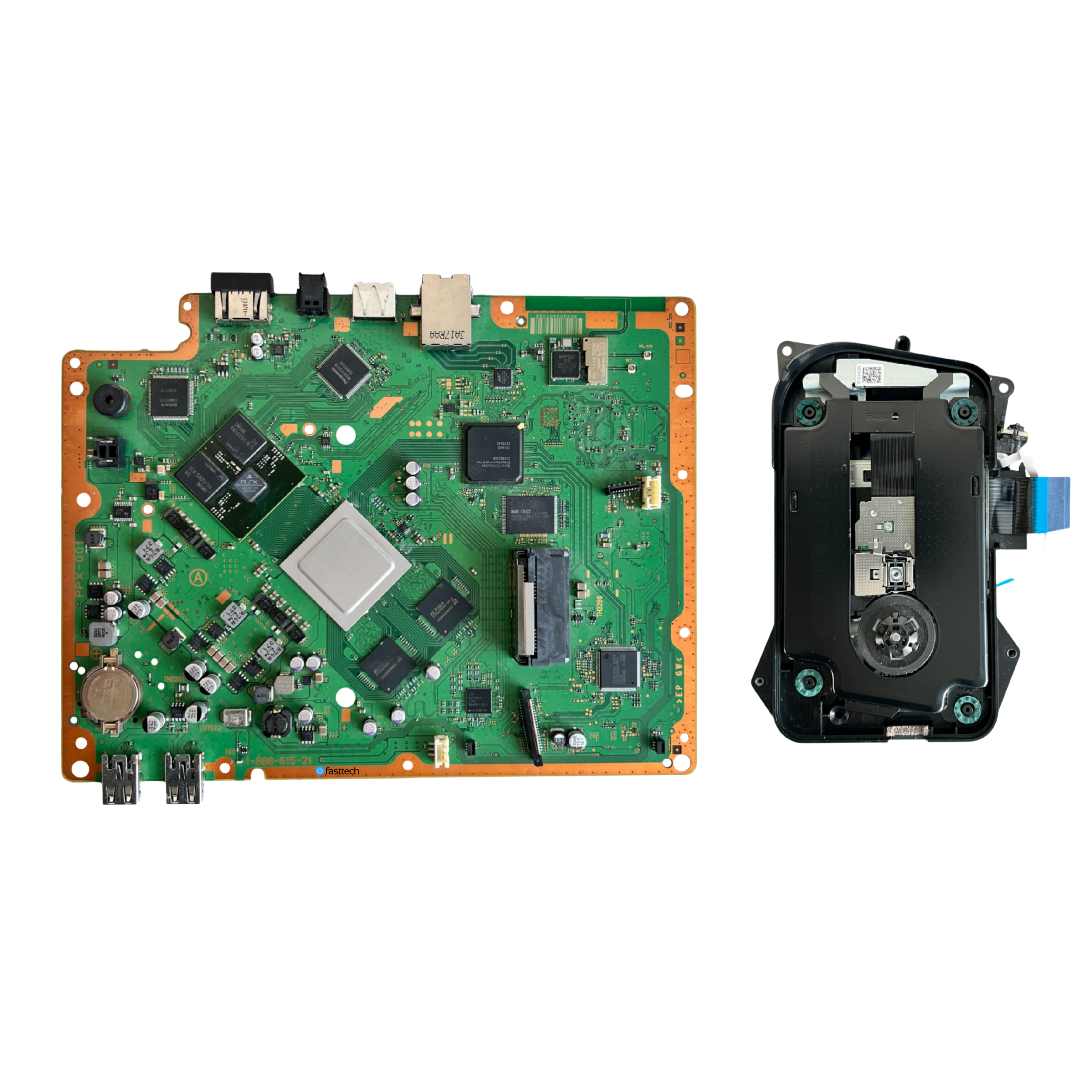 PlayStation 3 Slim Motherboard (CECH-2001) + Disc Drive Logic